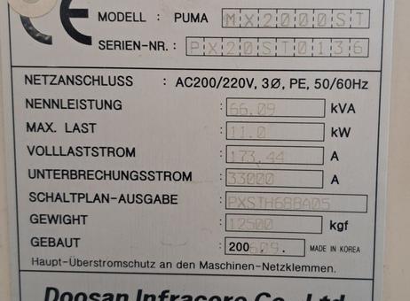 DOOSAN PUMA MX 2000 ST P261028138