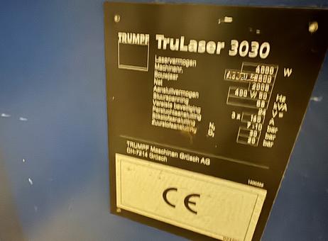 TRUMPF TruLaser 3030 P261029023