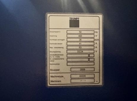TRUMPF TruLaser 3030 P261029023