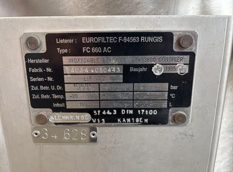 Eurofiltec FC-660AC (2,5 m2; (Ex)) P71201044