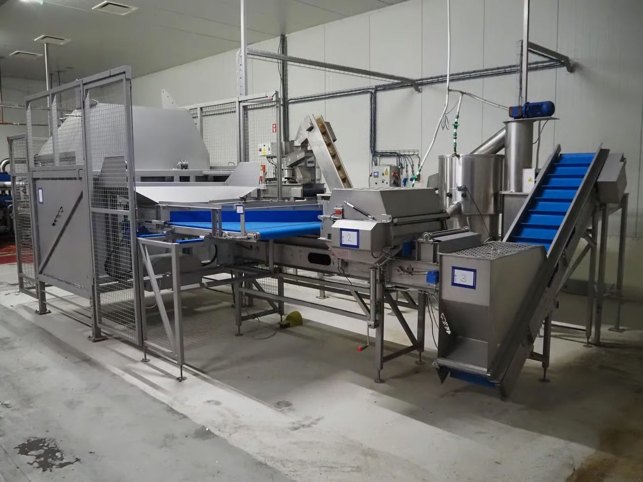 Online auction production line for for chips in Rilland (NL)