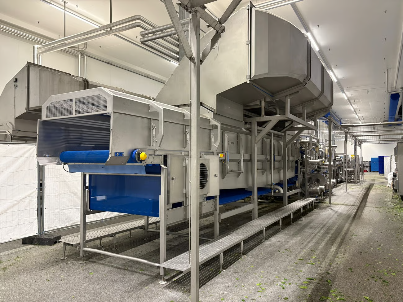 Online auction FTNON washing and drying line for leafy vegetables on behalf of Hessing Supervers in Sevenum (NL)