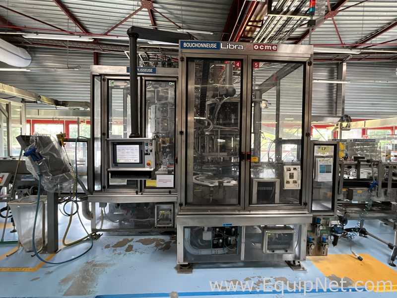 Online Auction: Complete Plastic Shampoo Bottle Packaging & Labeling Equipment from Unilever Compiegne